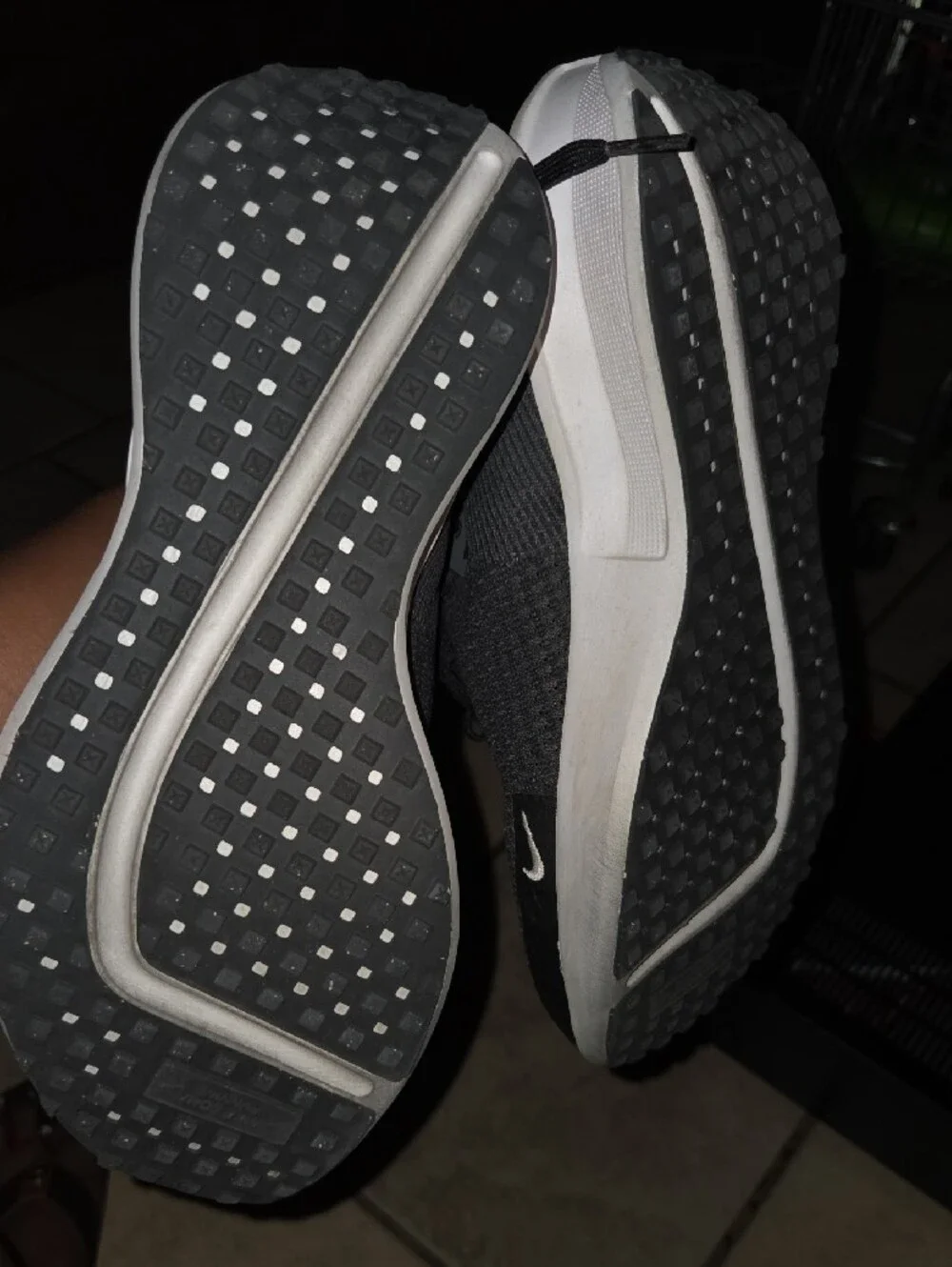 Nike Black and White Men’s Running Sneakers